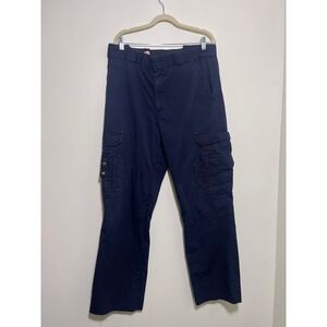 Perfection Matrix Series Mens Navy Blue Cargo Performance Work Pants 34R
